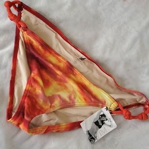 Victoria's secret red and orange swim bottom